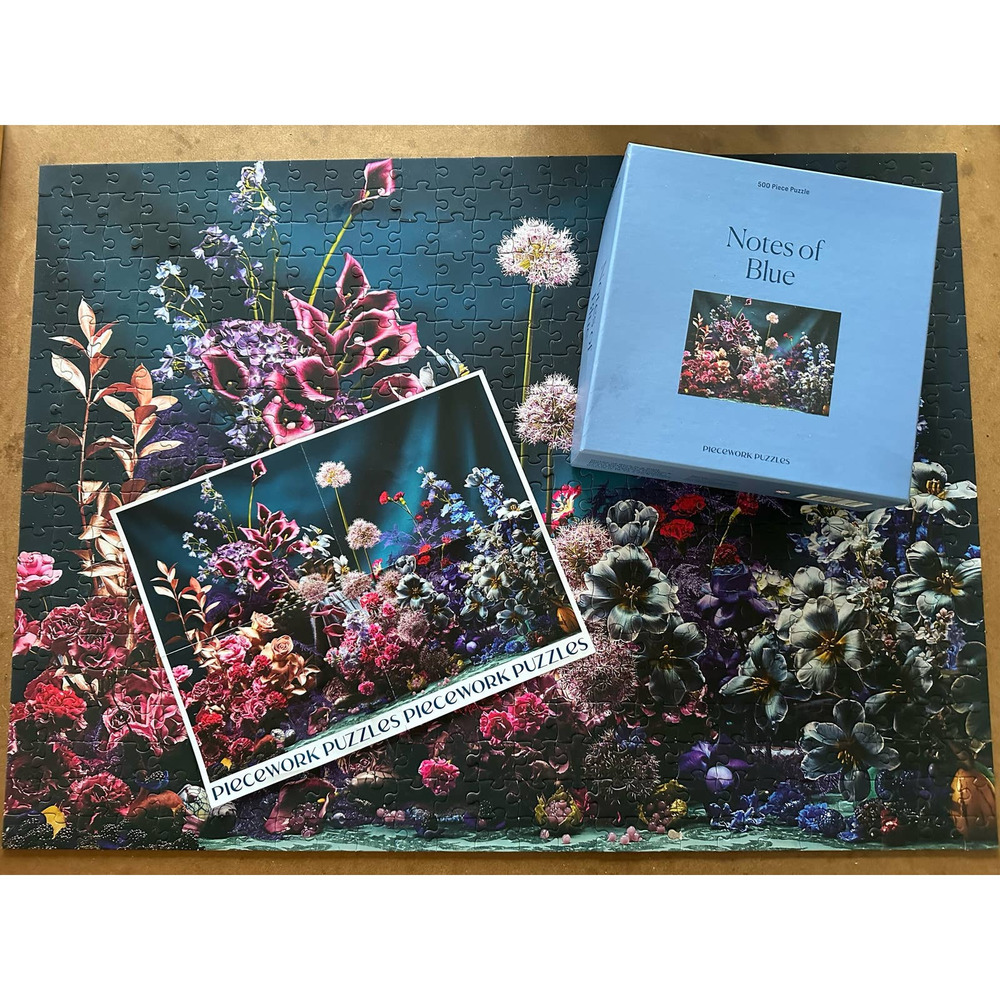 Notes of Blue Jigsaw Puzzle